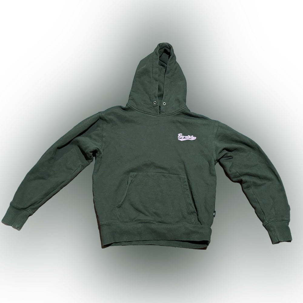 BTS “Boy with Luv” olive hoodie
